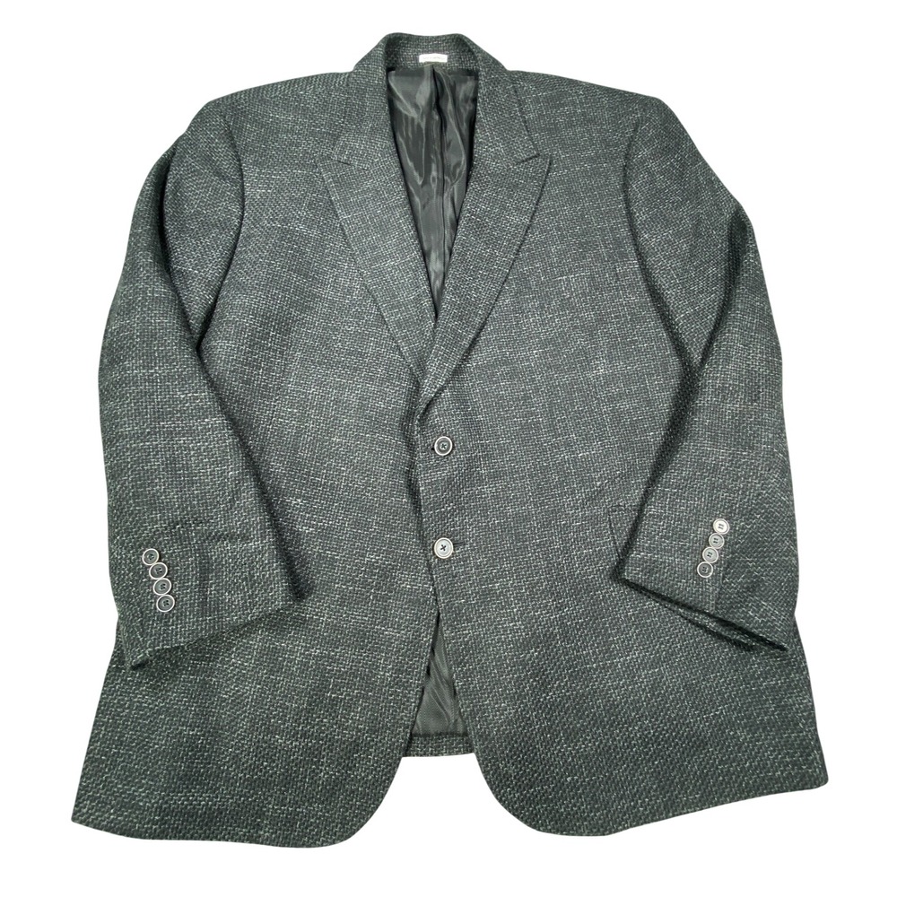 Joseph Abboud Lanificio‎ Blazer 52R Tweed Sport Coat Jacket Gray Comero Italy